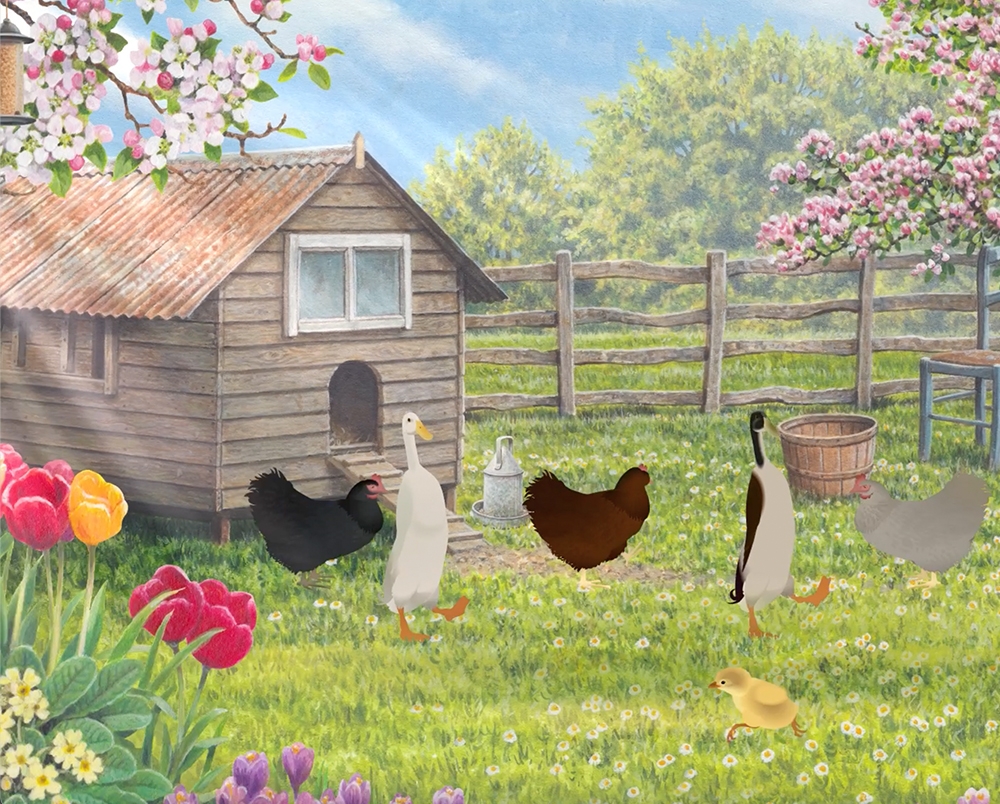 farm dance card