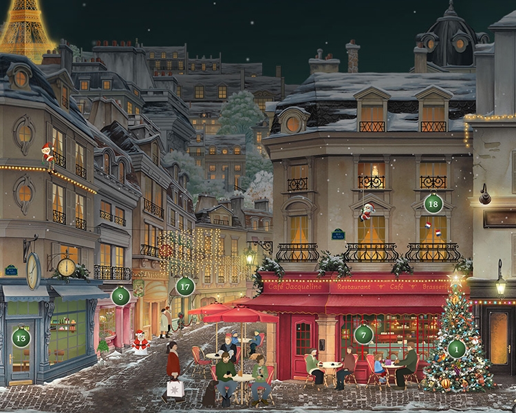 2025 Christmas Village Advent Calendar