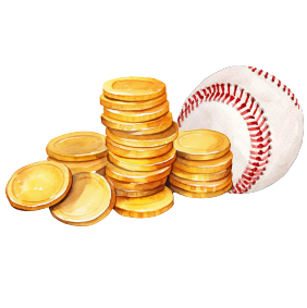 Cold coins and baseball