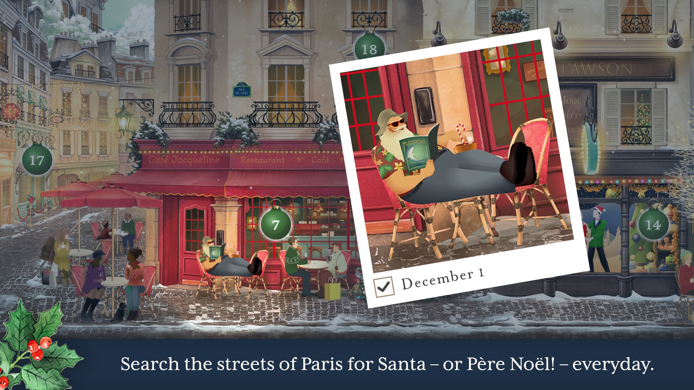 Paris Advent Calendar App