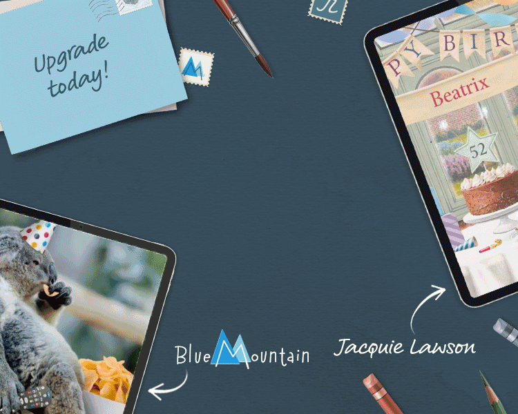 Bundle with Blue Mountain banner