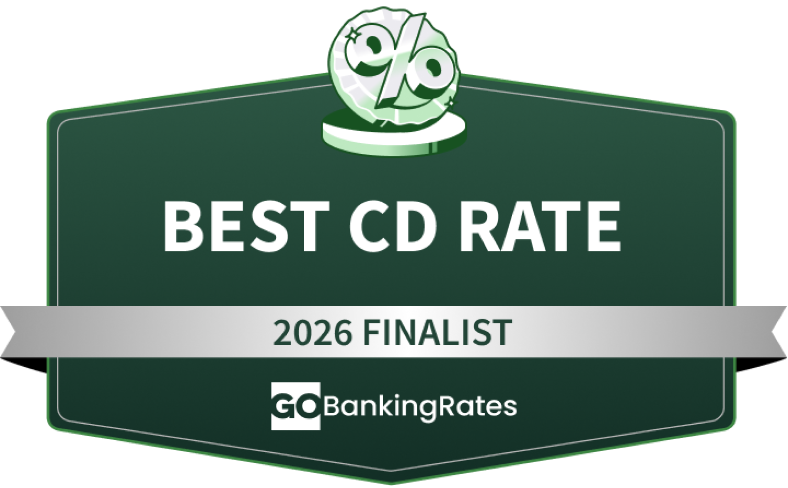 GoBankingRates Best CD Rate Finalist award for 2026