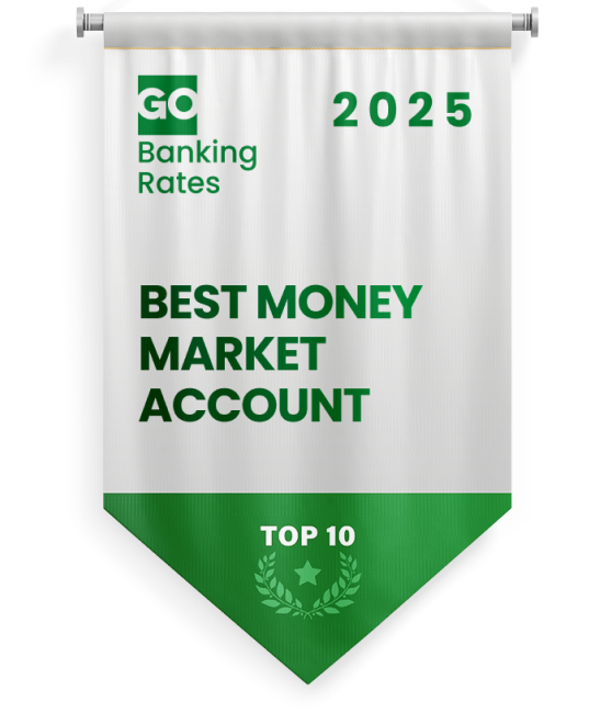 Award image for 2025 Best Money Market Account from GoBankingRates