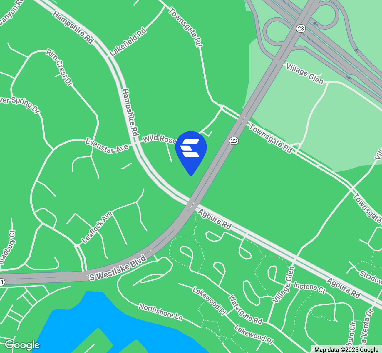Westlake Village Financial Center Map