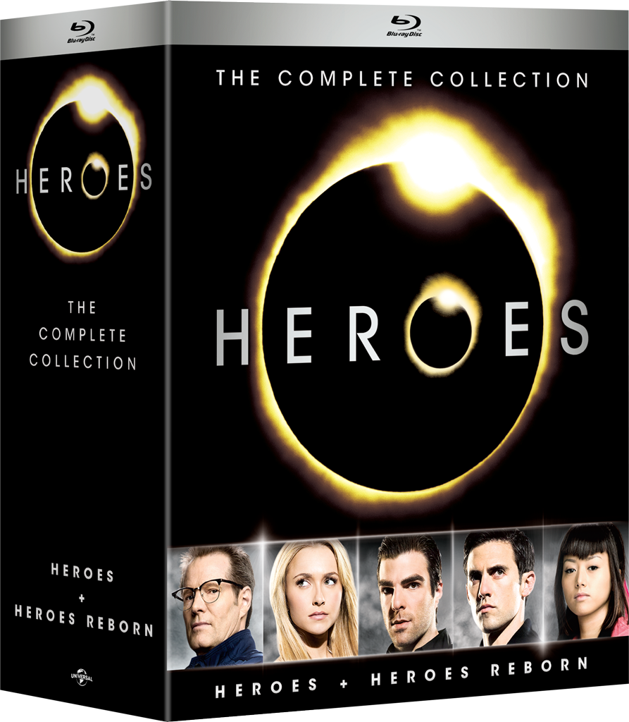 HEROES 【シーズン1-4 + REBORN】 Blu-rayセット HeroesCompleteCollection_BD_2d