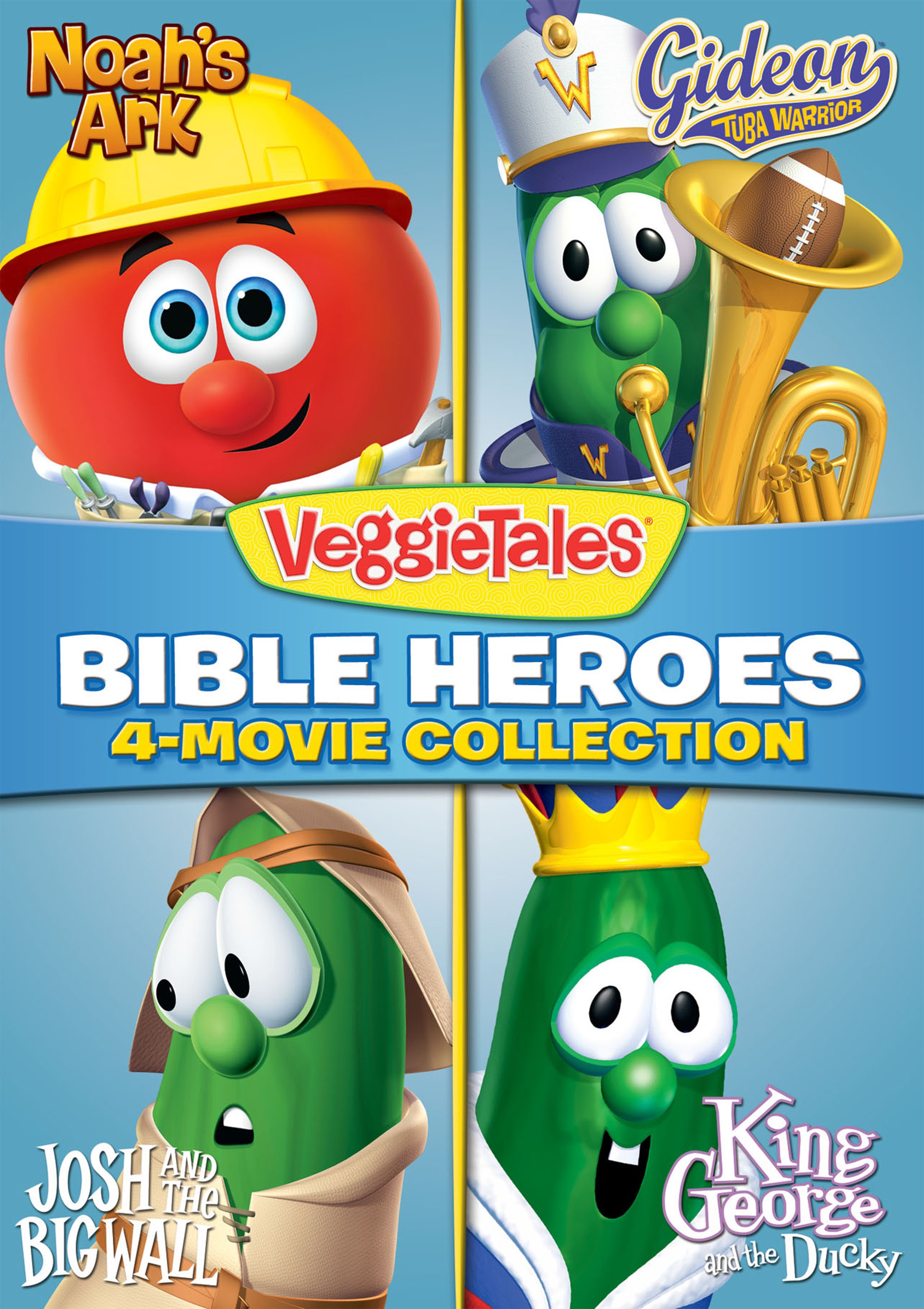 VeggieTalesBibleHeroes4MovieCollNoahGideonJoshKingGeorge_Poster.jpg
