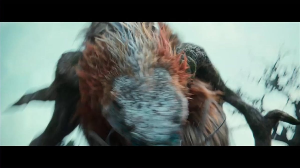 La creatura della sequenza di caccia in 47 Ronin