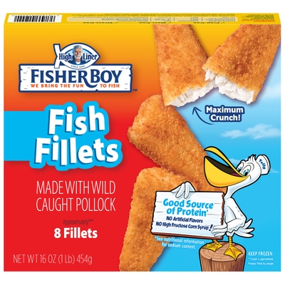 High Liner Fisher Boy Fish Fillets 16 oz. Box, Seafood