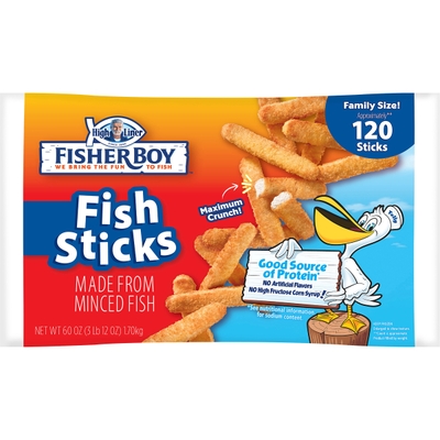 Fisher Boy® Fish Sticks 60oz- <br> FAMILY SIZE