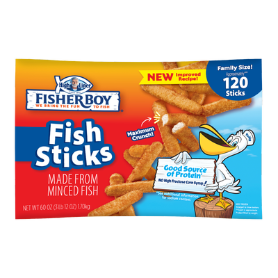 Fisher Boy® Fish Sticks 60oz- <br> FAMILY SIZE
