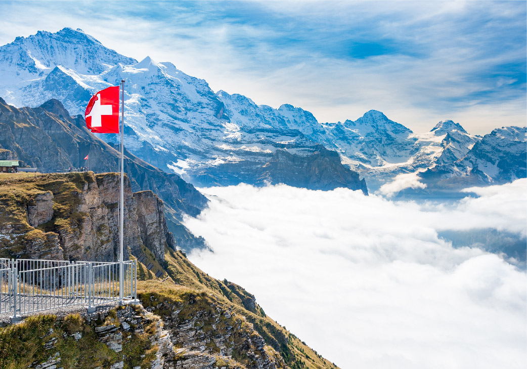 Kiss Swiss from the air บินไปแตะขอบฟ้าที่สวิตเซอร์แลนด์ | AmwayToday