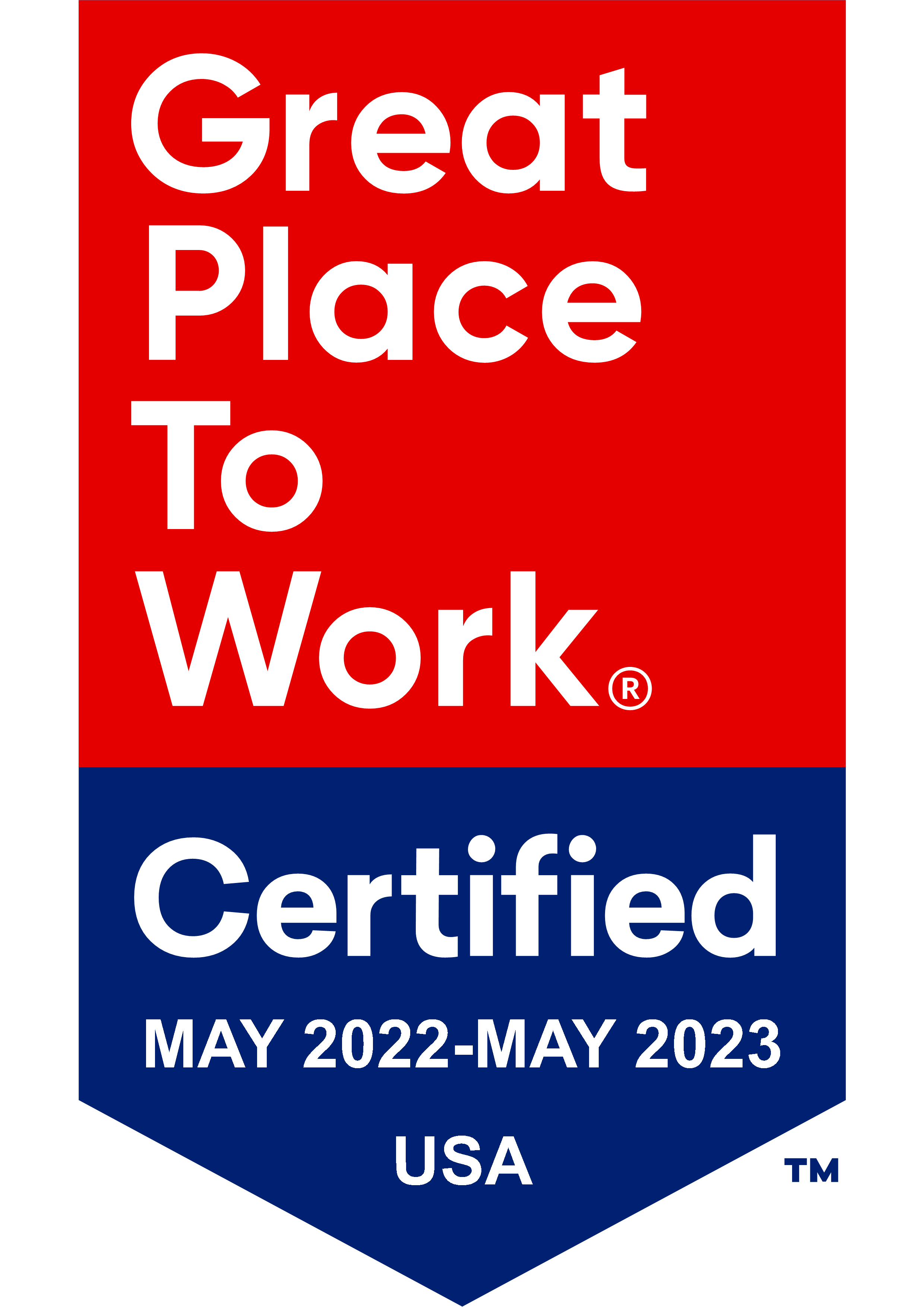 Great Places to Work Certification Badge