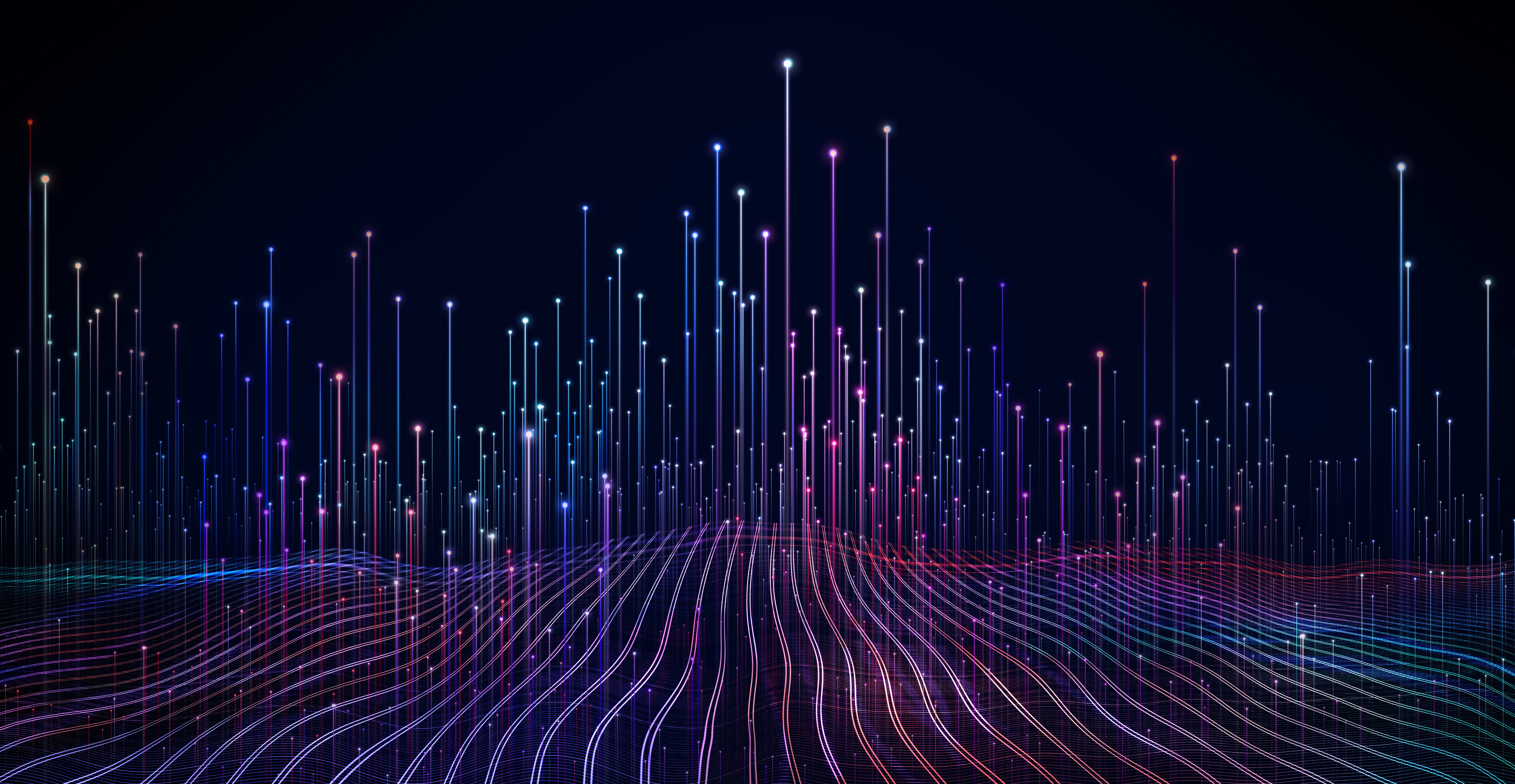 Black abstract technology graphic