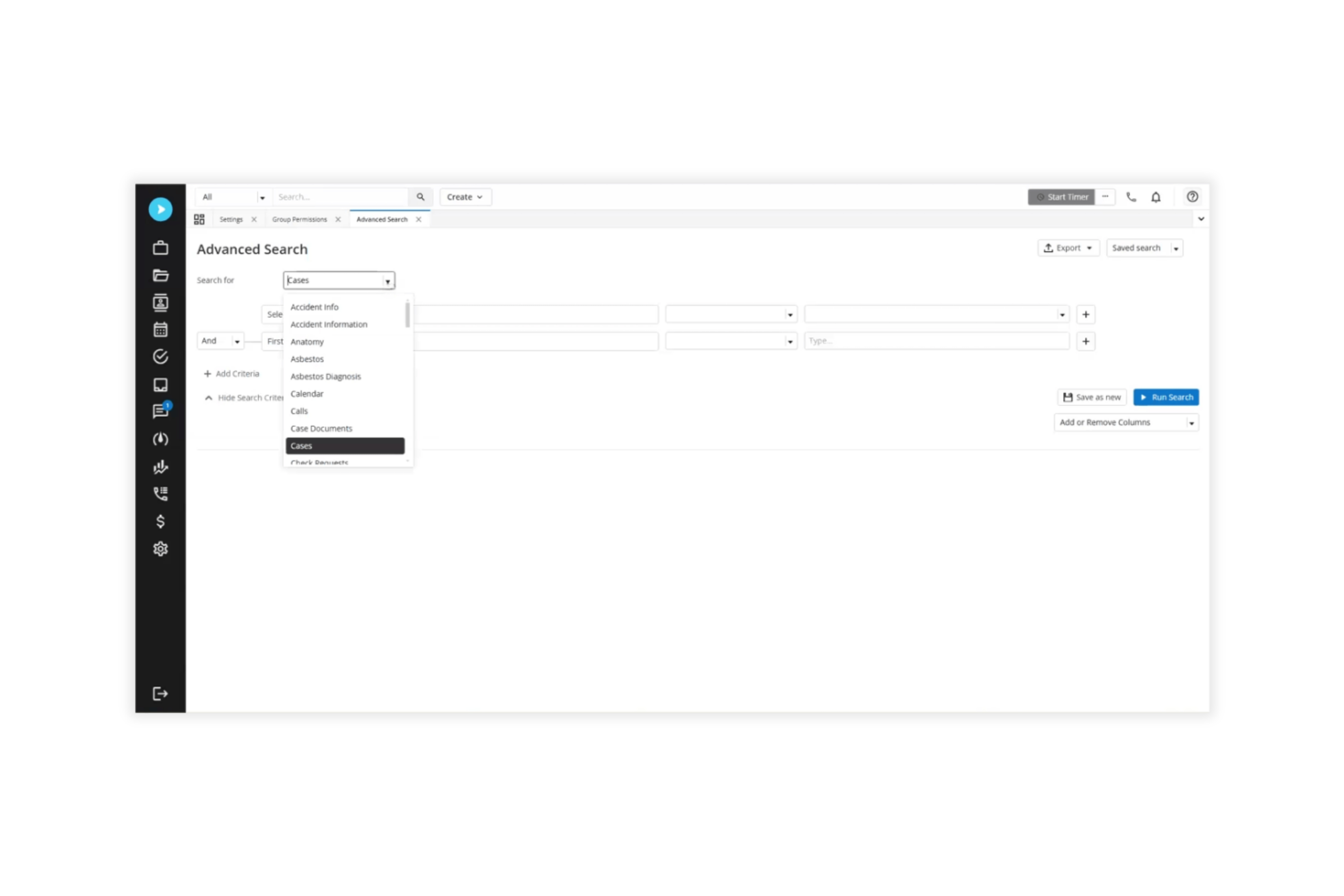 Neos Advanced Search