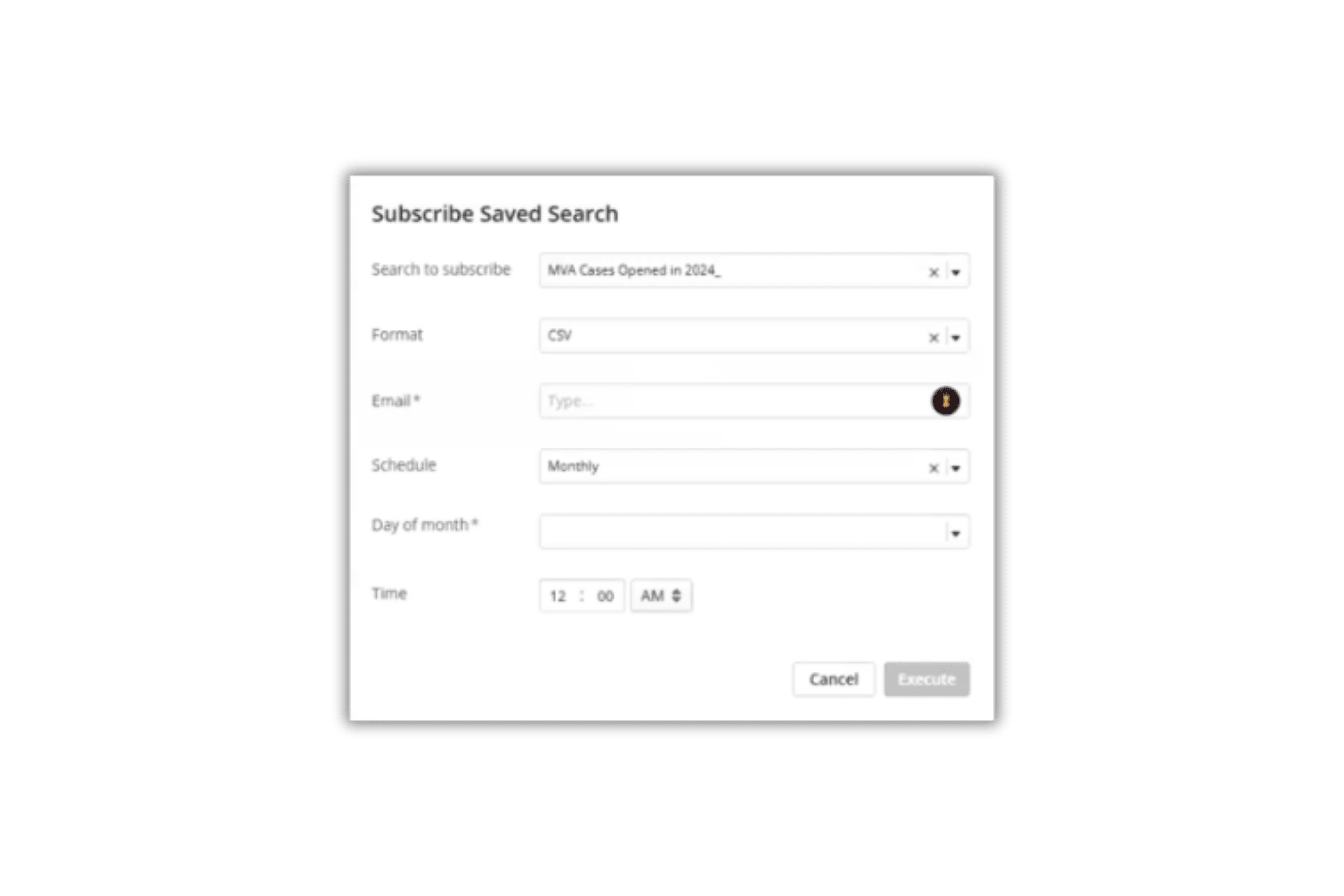 Neos Report Automated Subscriptions