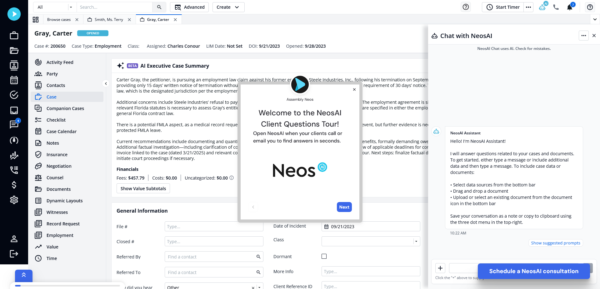 NeosAI Chat Client Updates