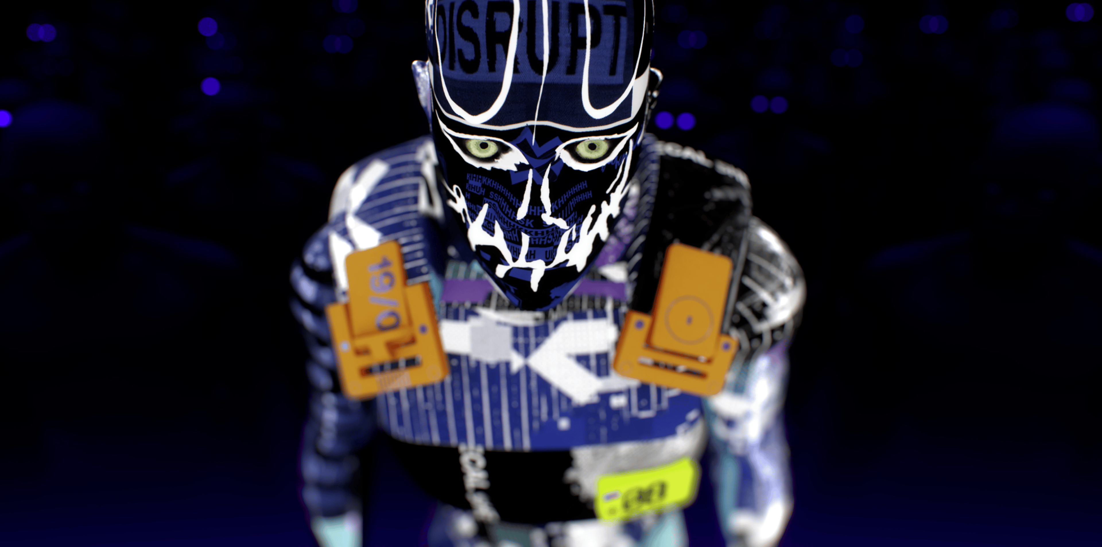 A close up of the Character Gantry from MIDA.