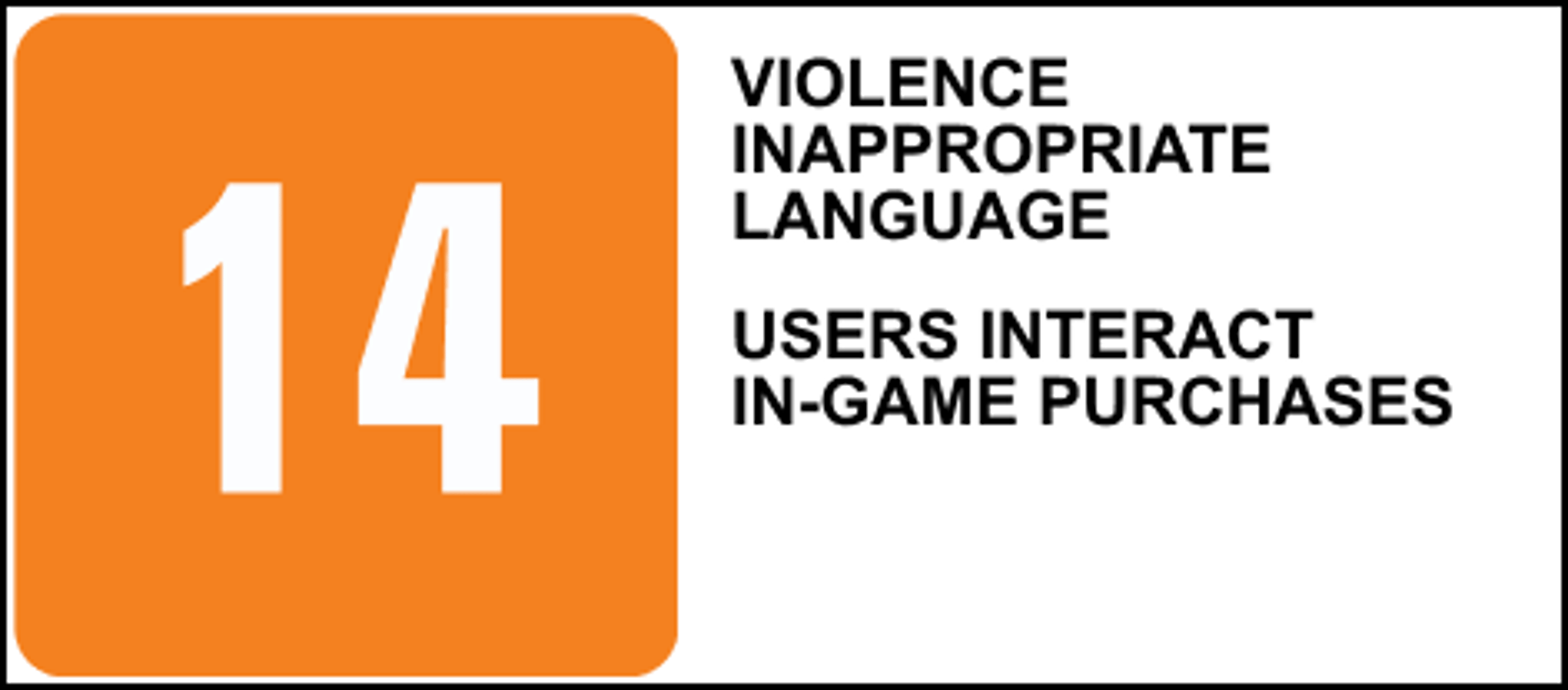 Marathon é recomendado para maiores de 14 anos por conter Violência e Linguagem Imprópria. Também contém interação de usuários e compras on-line.