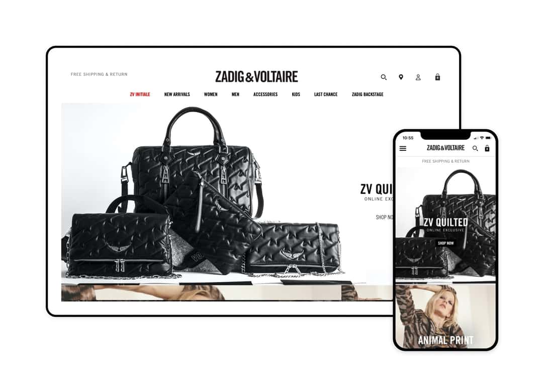 Zadig & Voltaire  Vue Storefront Case Studies