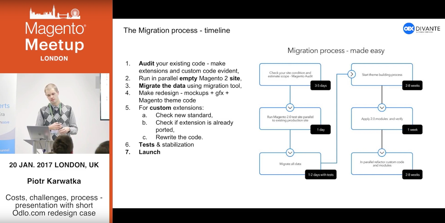 The full video about Magento Migration process: https://www.youtube.com/watch?v=4Ya6G_kd64c