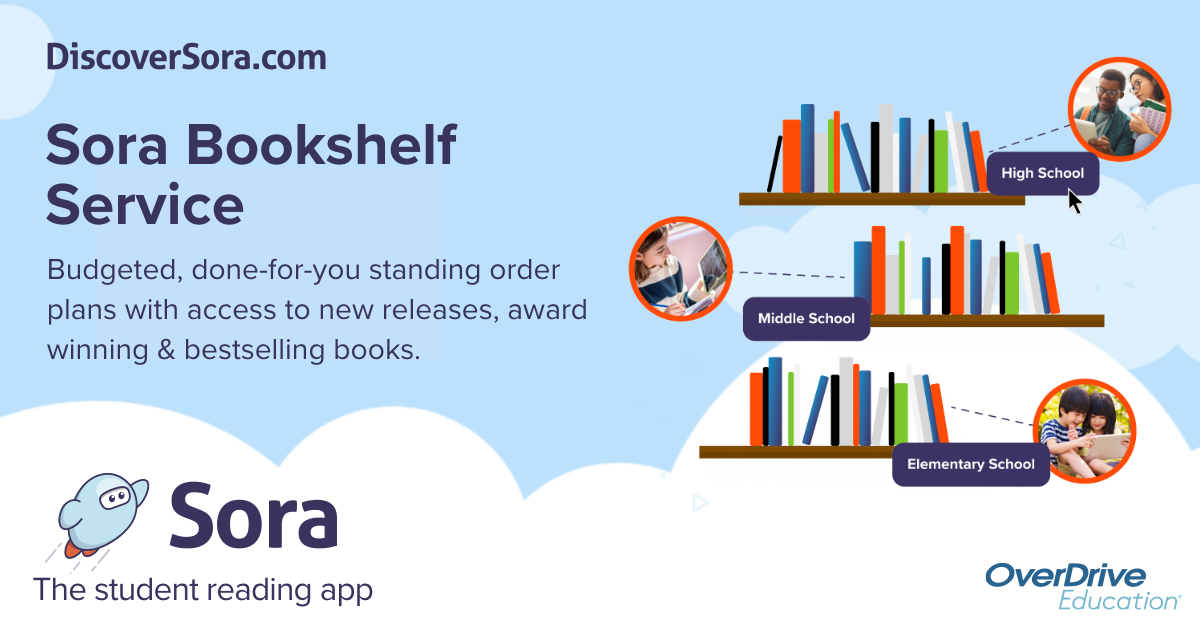 Save time with Sora Bookshelf Service by OverDrive Education