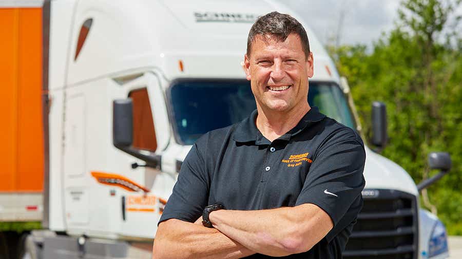 Greg Swift, Schneider driver with five million safe driving