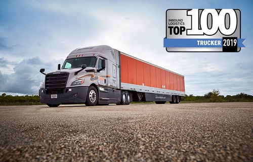 Inbound Logistics Names Schneider top 100 Trucker Logo