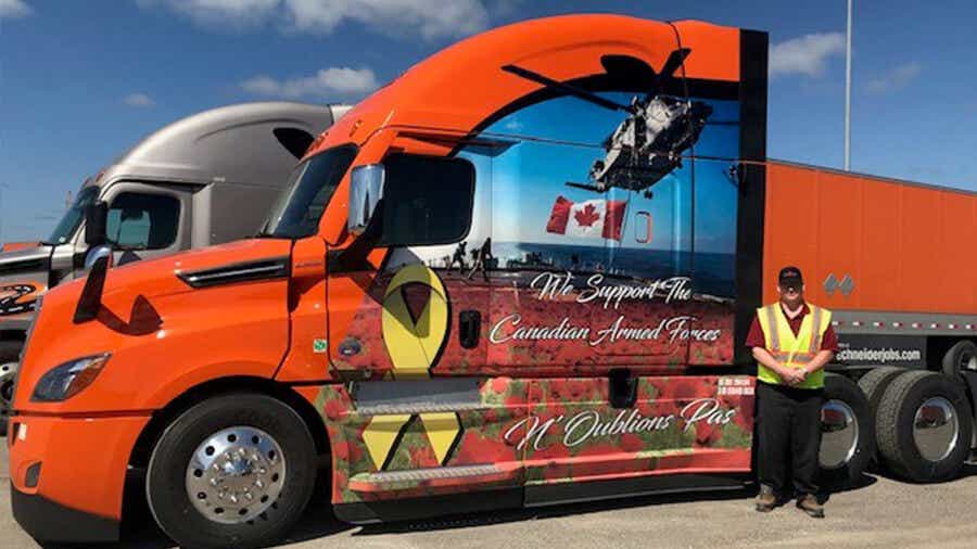 Michael Cunningham has been chosen as this year’s Canadian Ride of Pride truck driver.