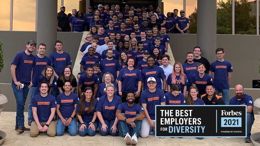 Schneider named a Best Employer for Diversity by Forbes