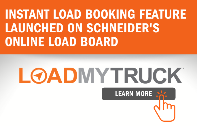 Schneider launches an instant load booking tool for carriers