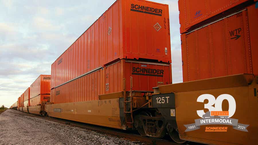 Schneider intermodal container