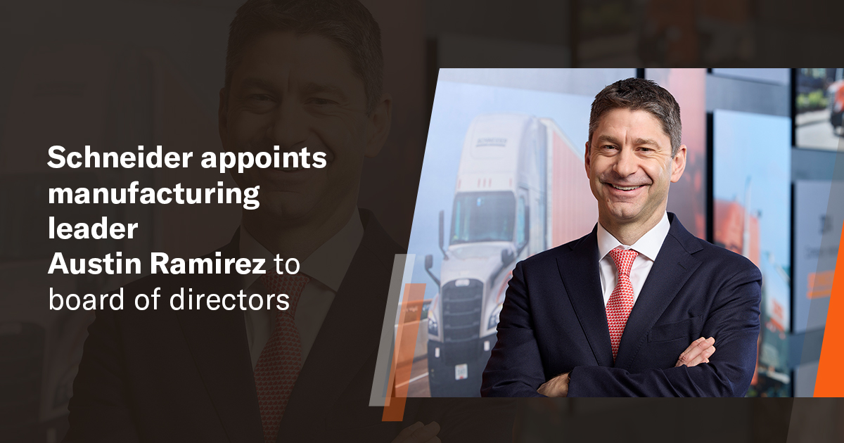 New Board Member Austin Ramirez| Schneider