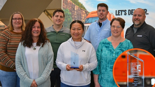 The carrier’s theft prevention efforts honored by CargoNet