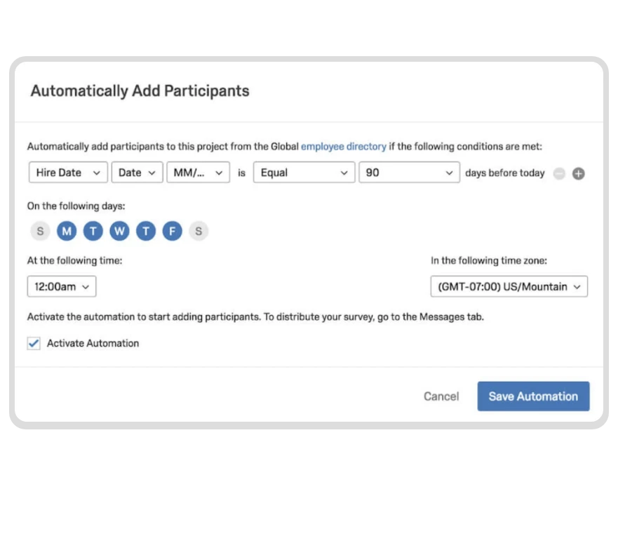 automated triggers
