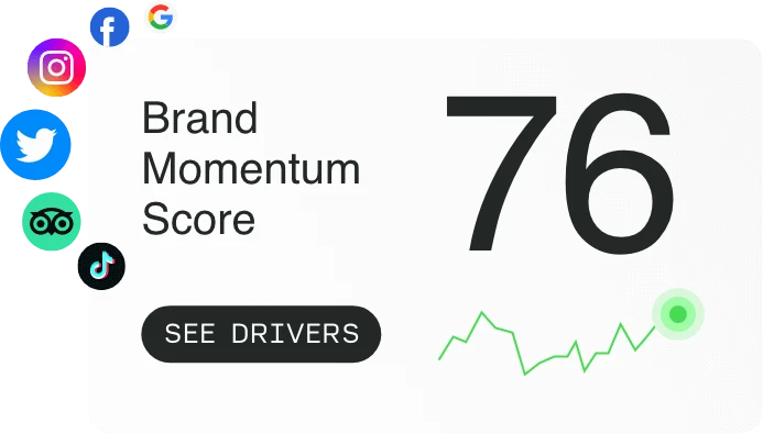 brand experience momentum graph
