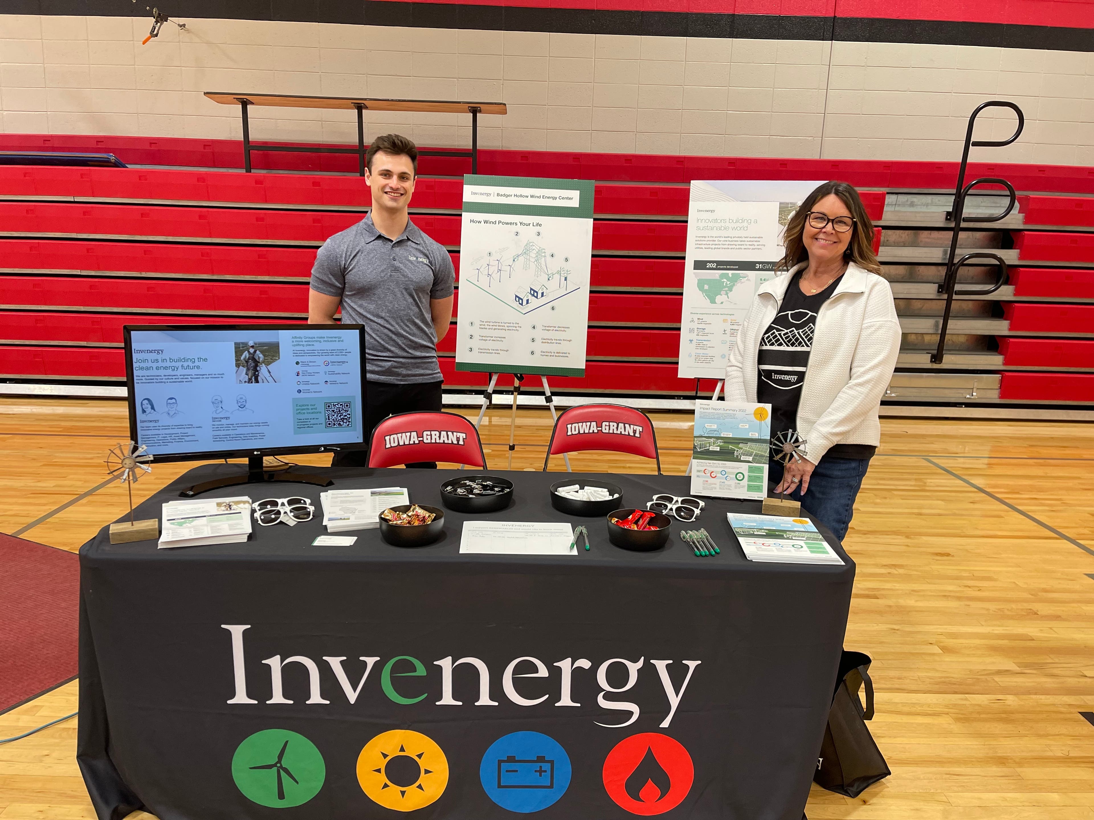 A day at the Iowa-Grant County High School Career Fair