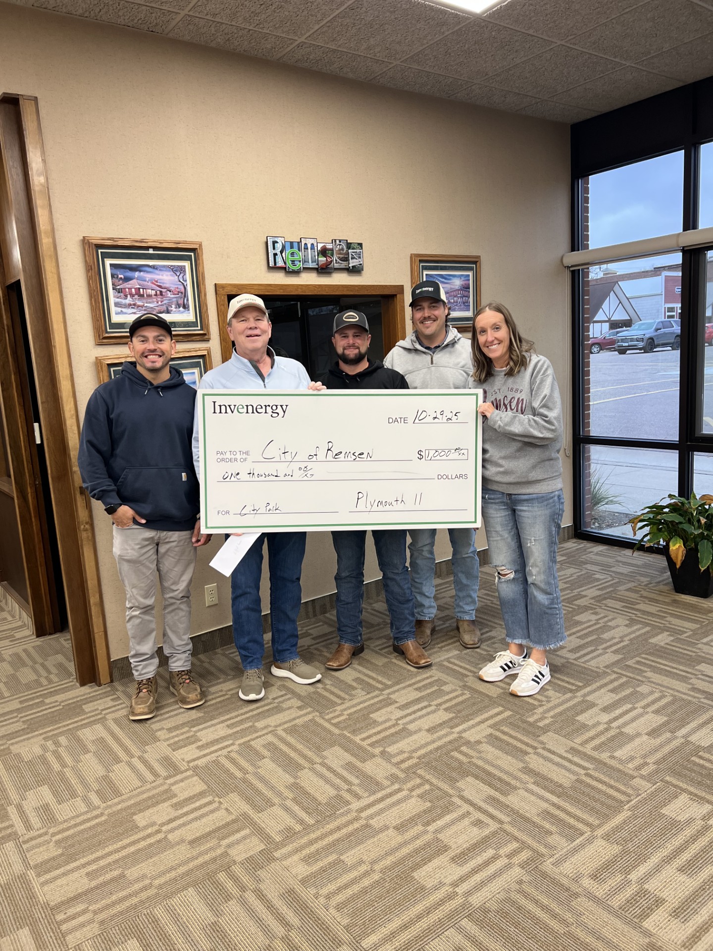 Plymouth II supports City of Remsen park project 