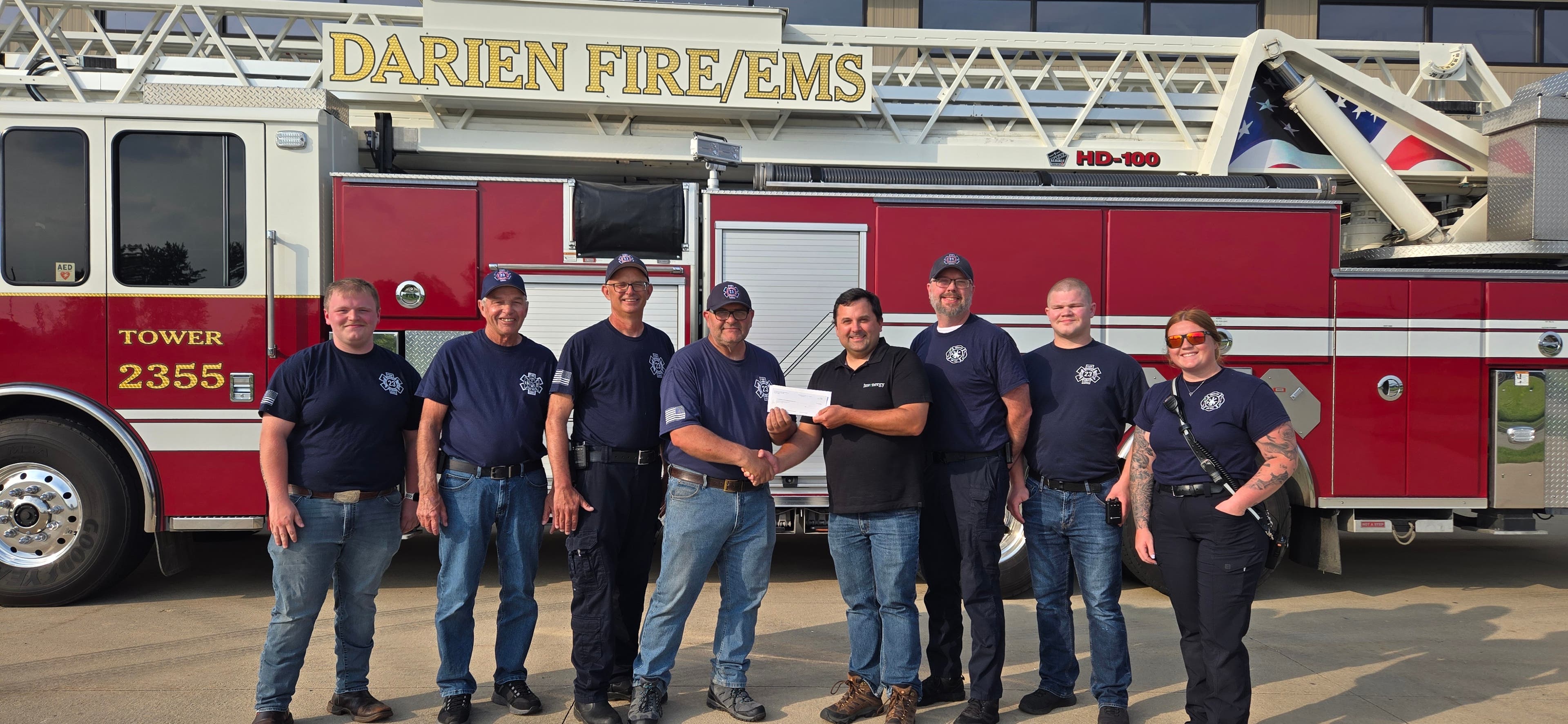 Foundry Ridge supports Darien Fire and EMS