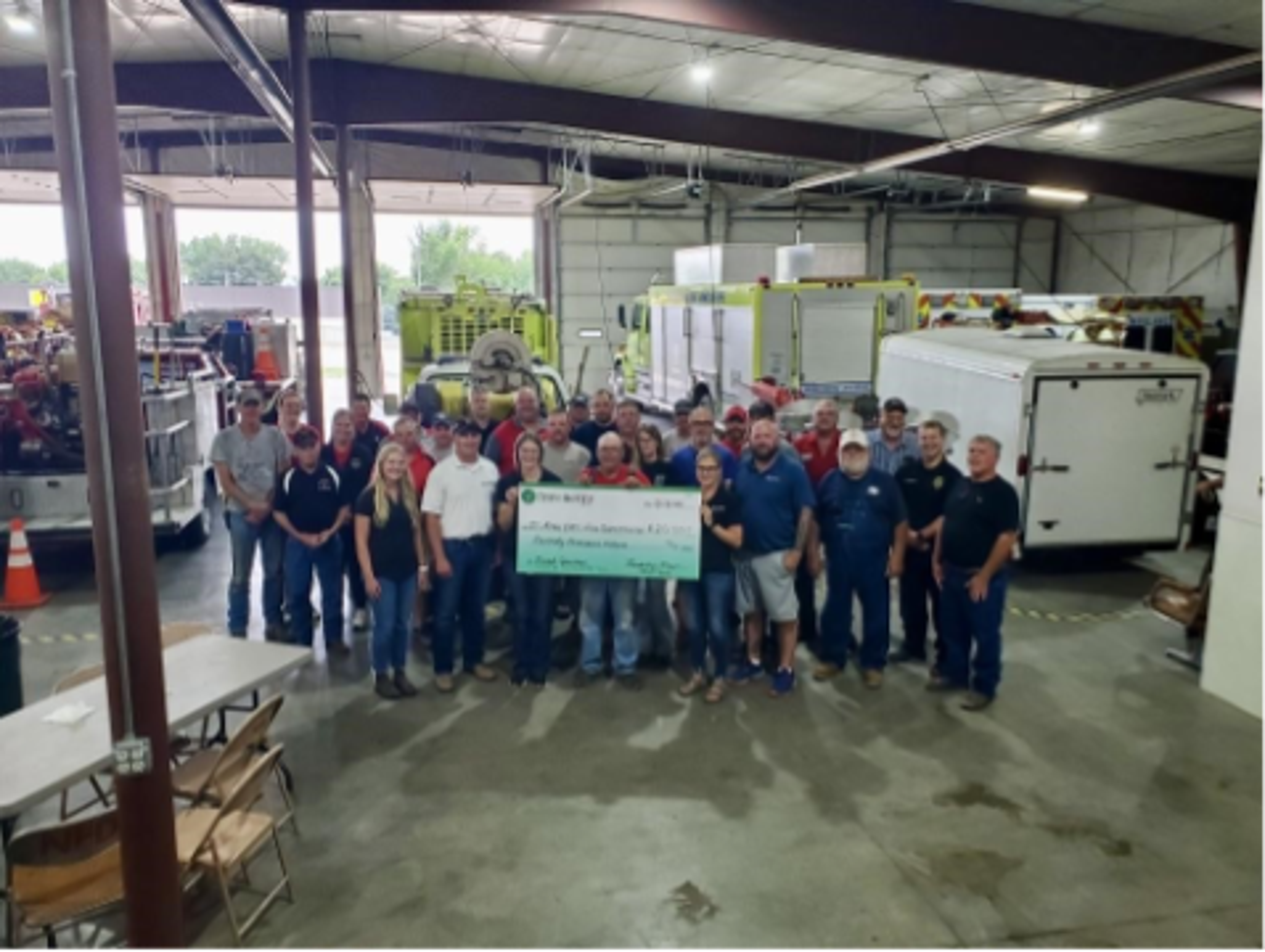 Invenergy Honors Antelope and Madison County First Responders