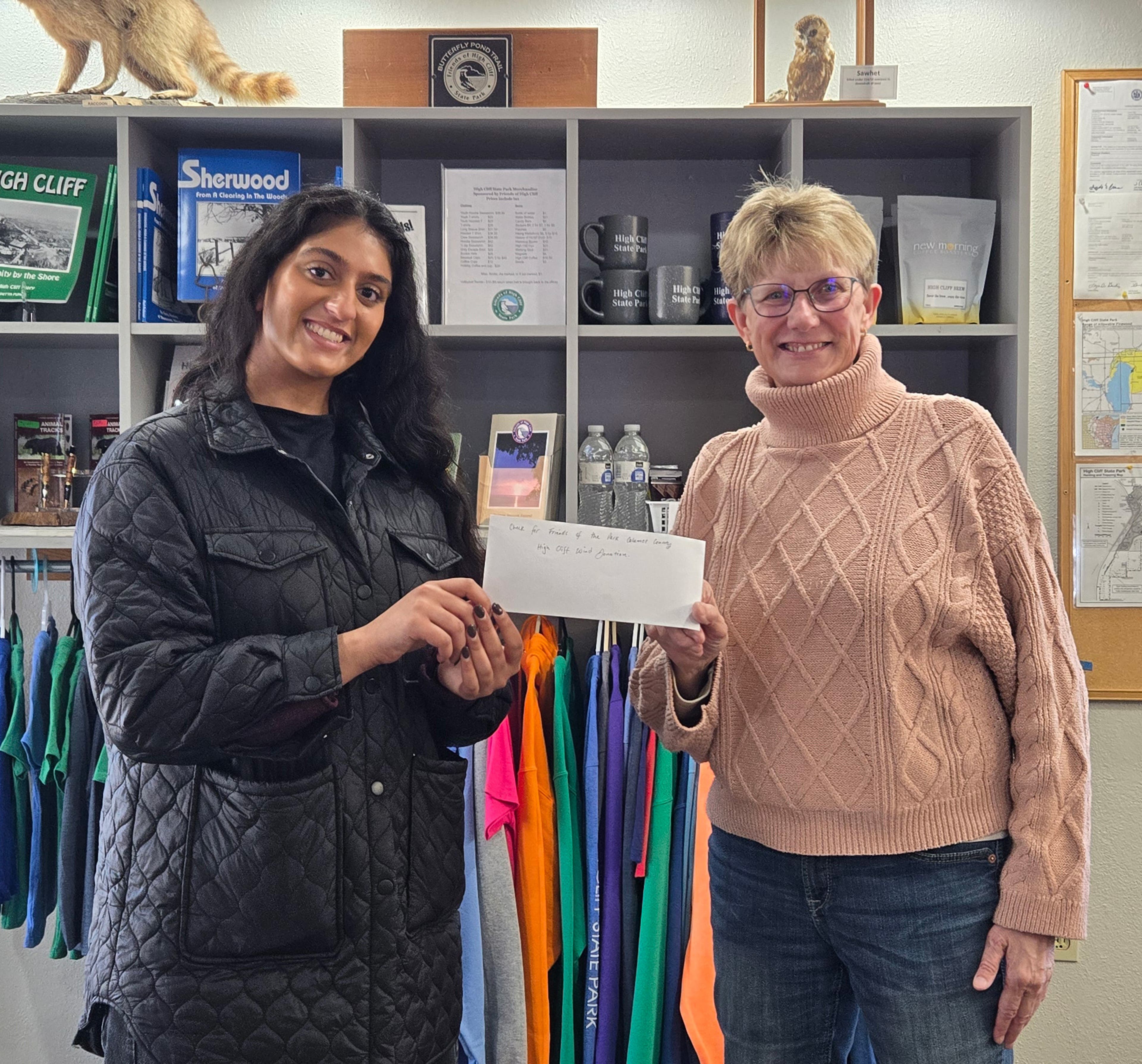 High Cliff Wind supports High Cliff State Park “Friends of the Park” program