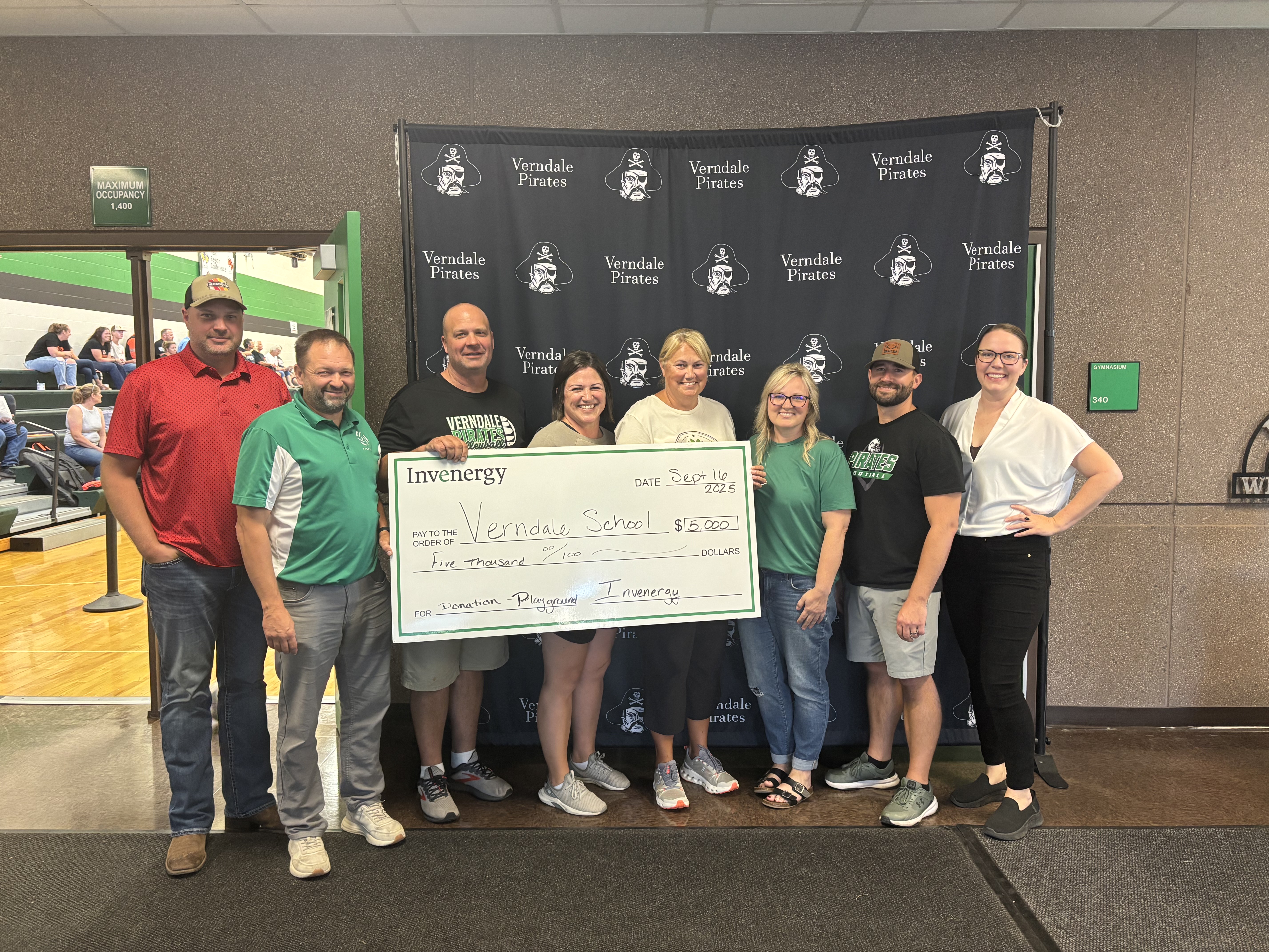 Bent Paddle Solar donates to the Verndale School playground renovation