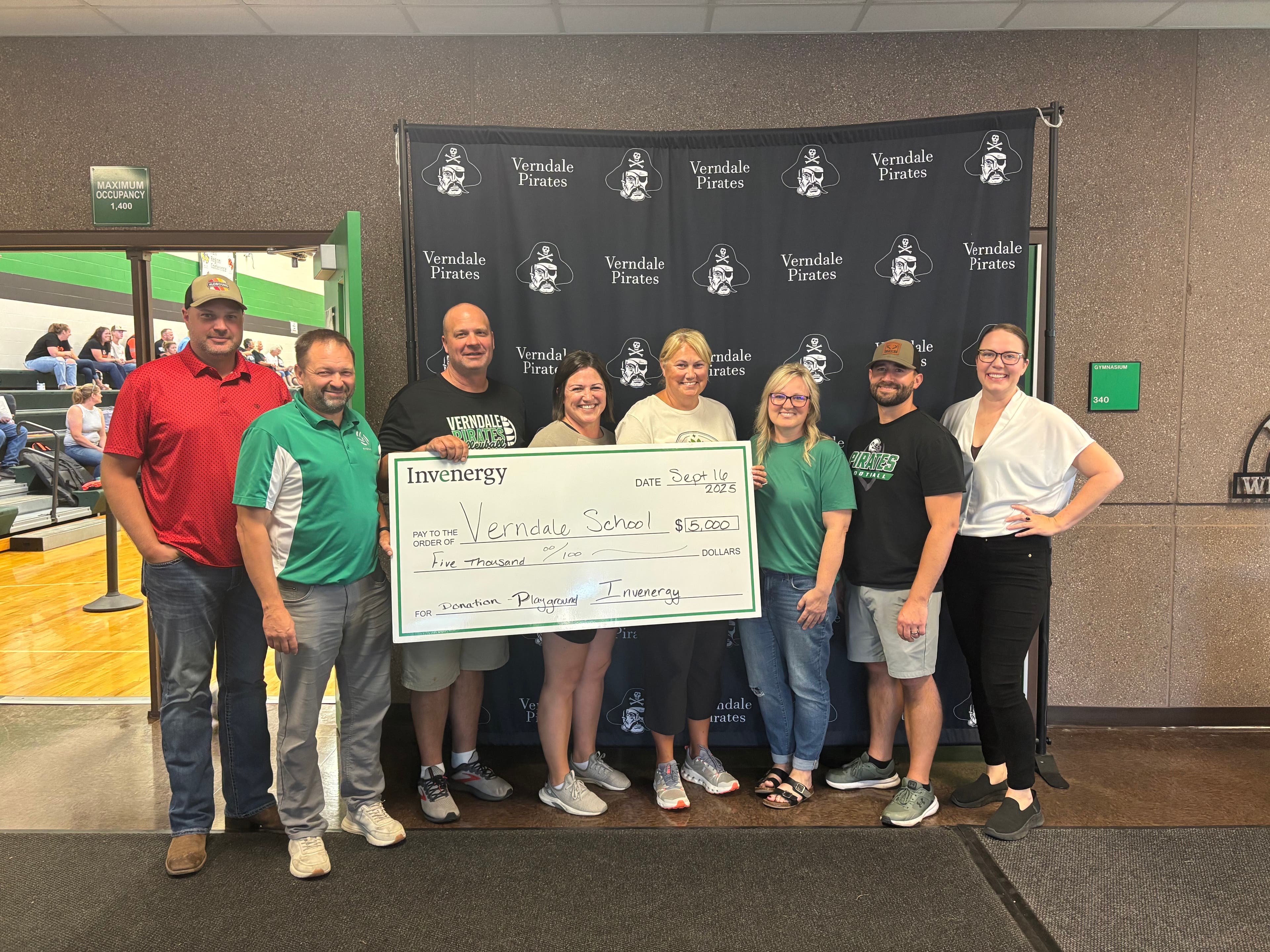 Bent Paddle Solar donates to the Verndale School playground renovation