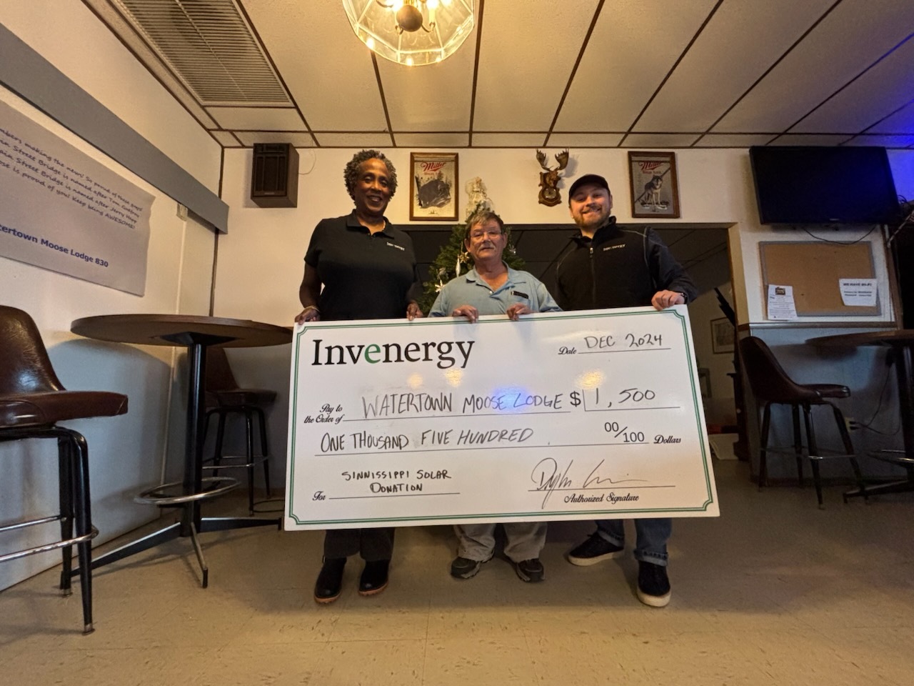 Sinnissippi Solar supports free Thanksgiving meals at Watertown Moose Lodge
