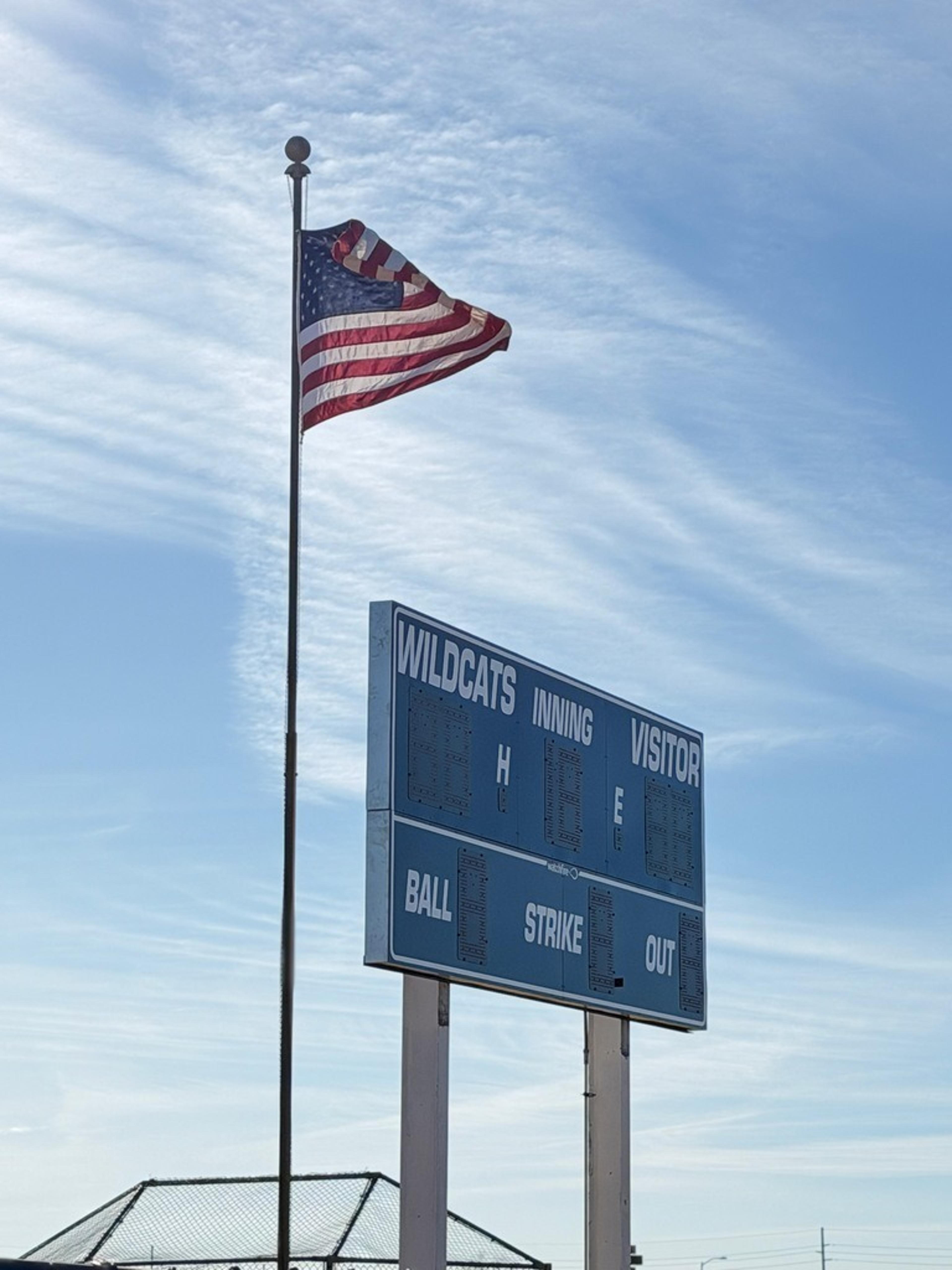 Invenergy donates to Joseph City High School for new baseball scoreboard