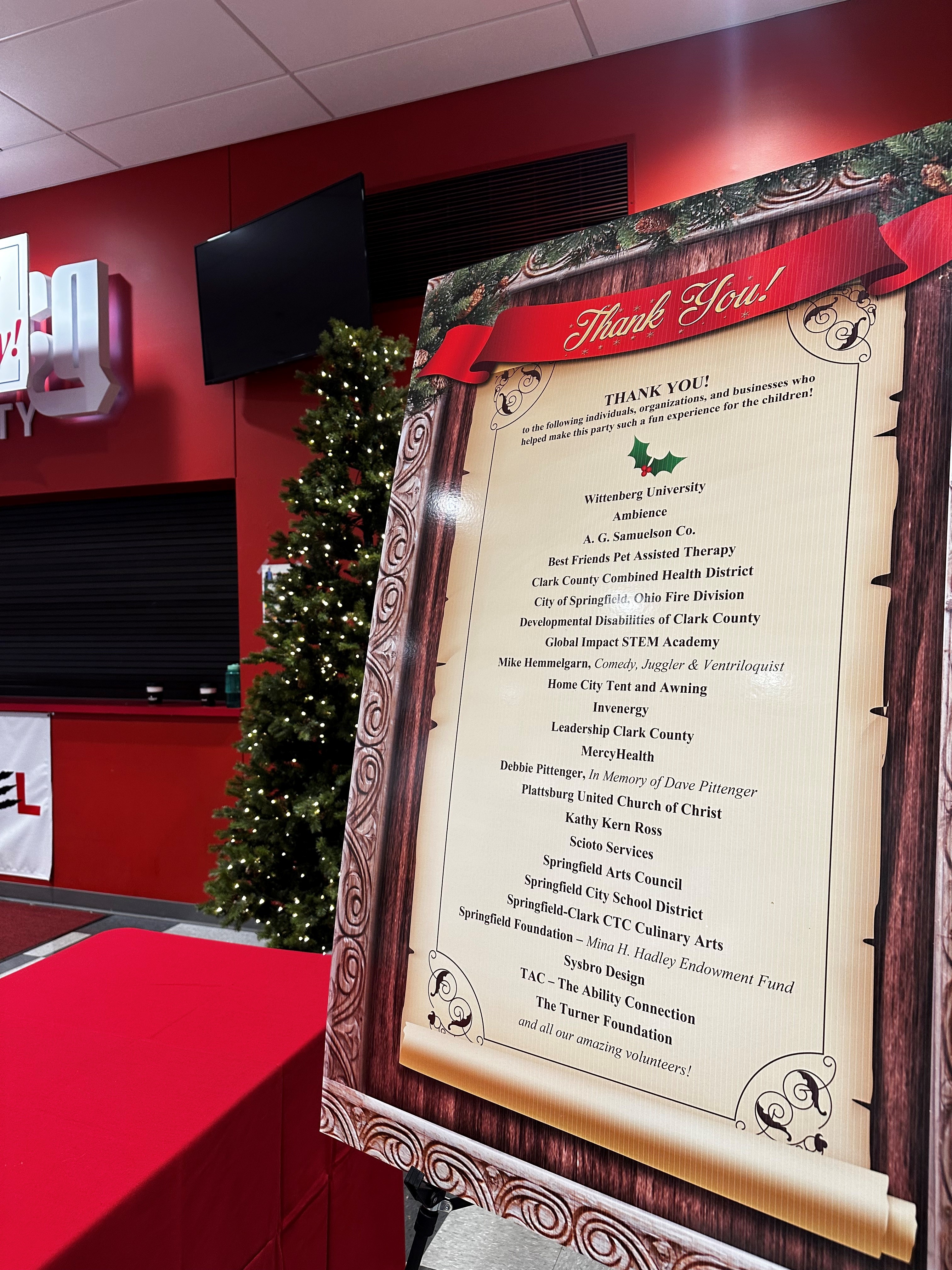 Invenergy sponsors Springfield Rotary Club's Christmas Party for Children with Disabilities