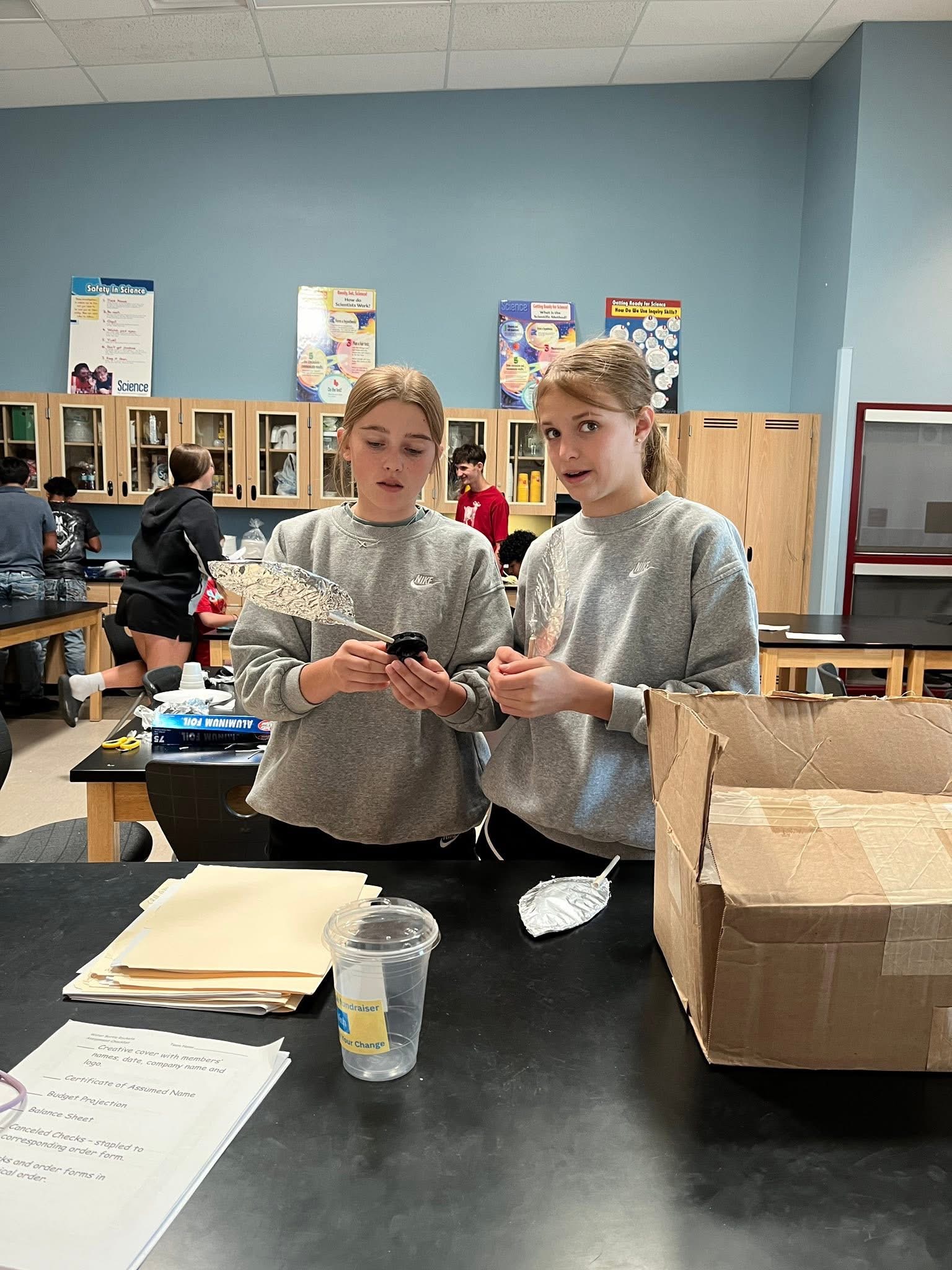 Towner East Wind introduces Holly School students to wind with hands-on activity