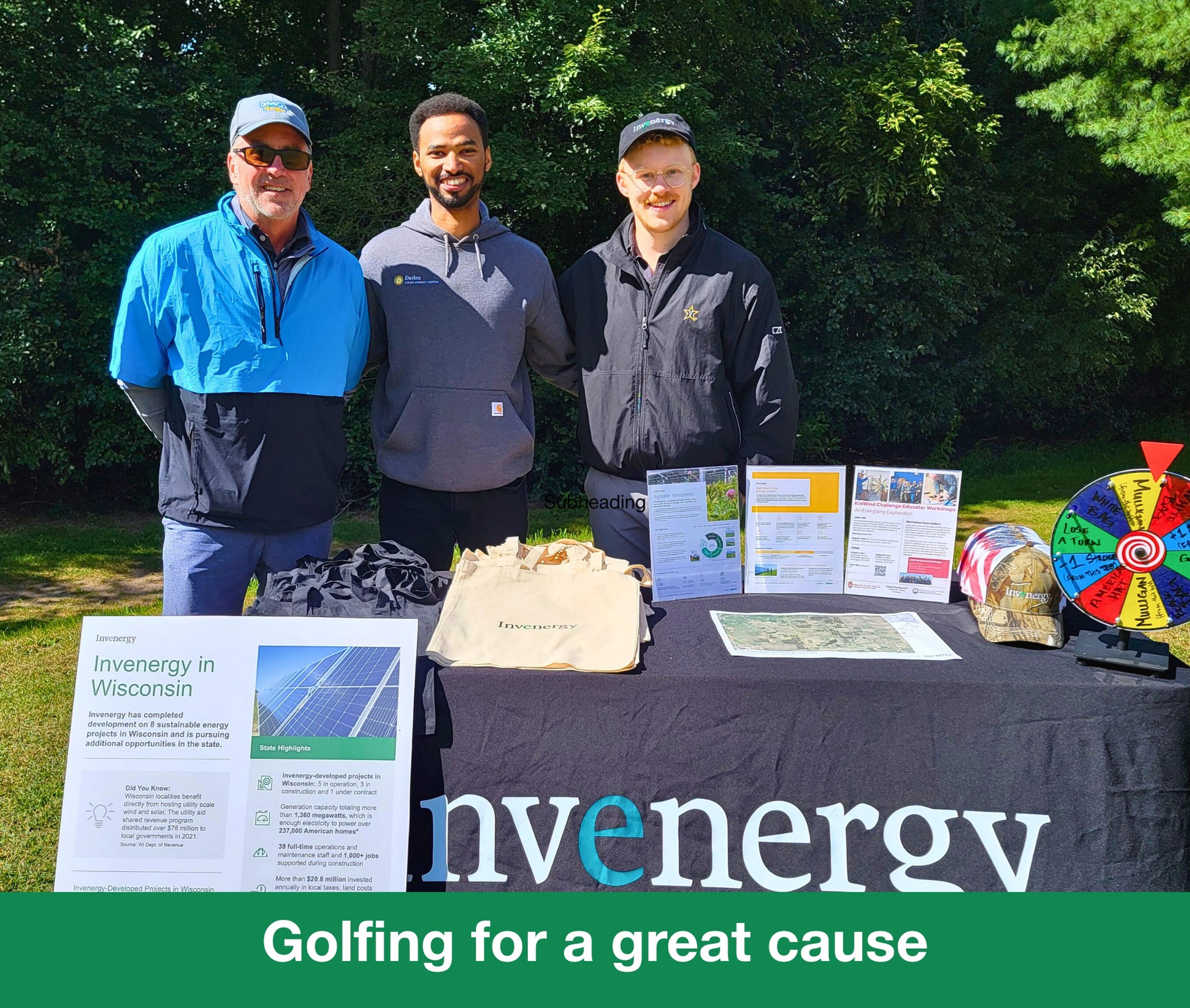 High Noon Solar sponsors Poynette Chamber Golf Outing