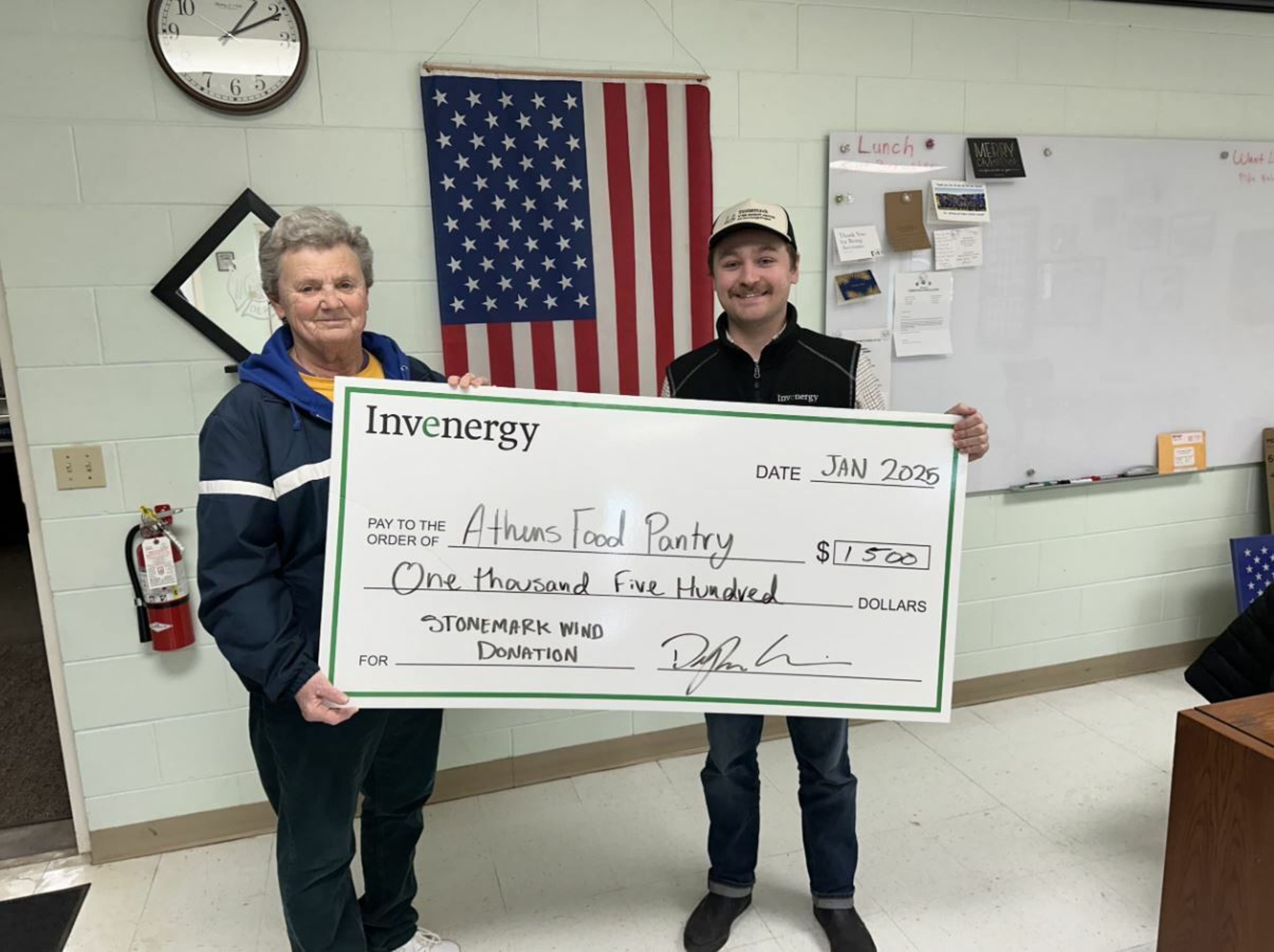 Stonemark Team donates to Athens Area Food Pantry