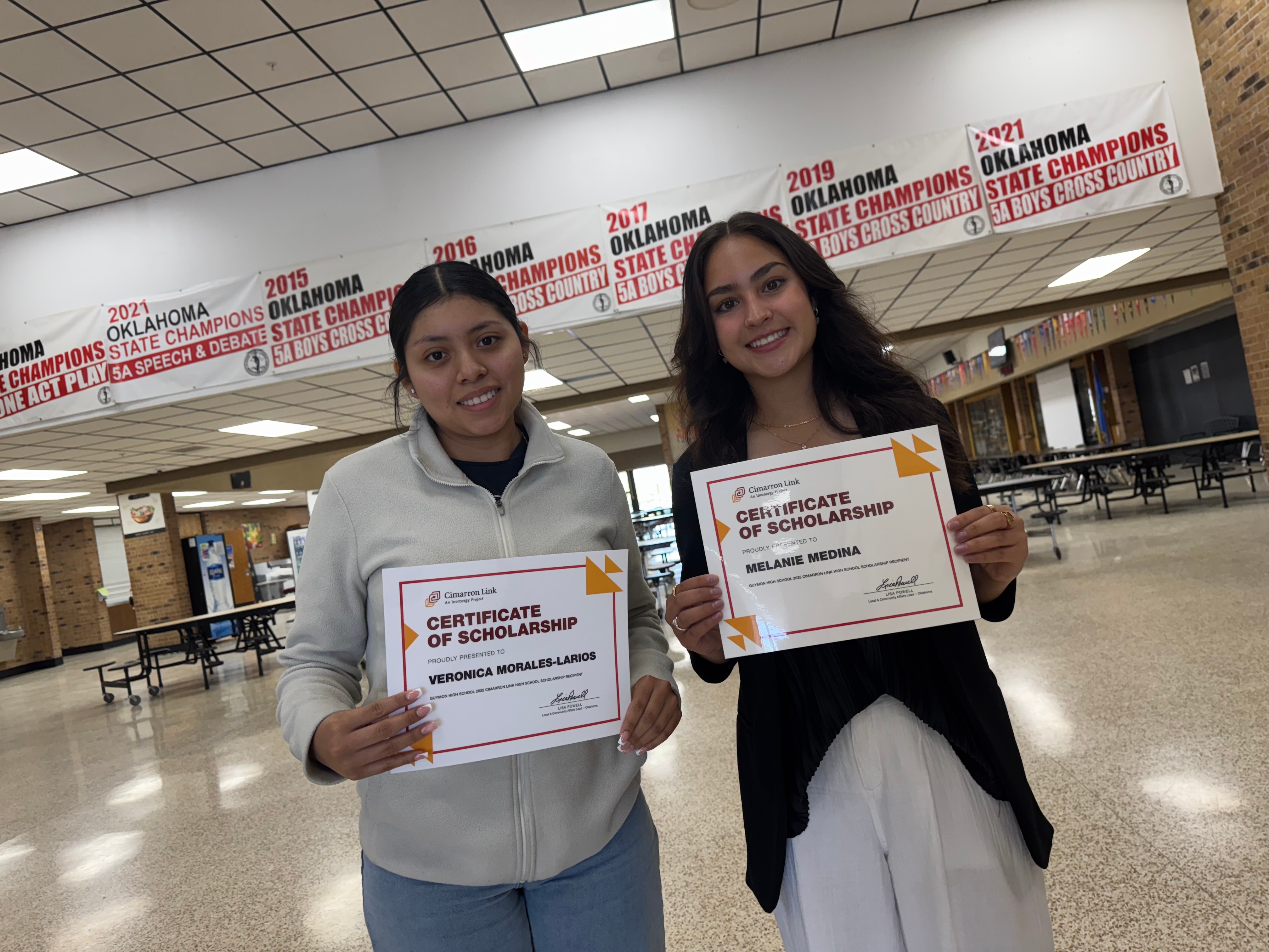 Invenergy awards scholarships to Guymon High School Students