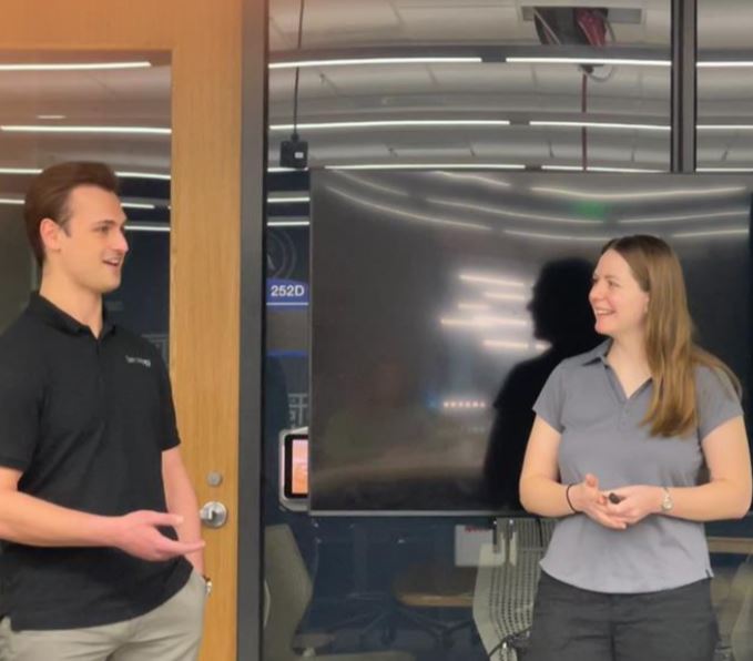 Badger Hollow Wind team visits and speaks at UW Platteville